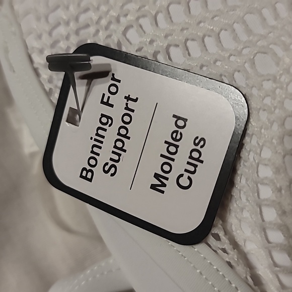 NWT Crotched Molded Cups adjustable strap bikini swim bathing yoga top - Picture 3 of 11